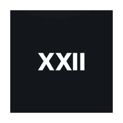 XXII logo